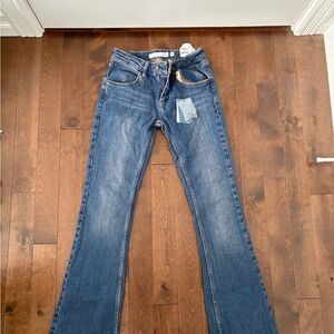NWT Subdued low rise flare jeans